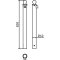 Sikkerhedsgel�nder / | afgr�nsningsgel�ndere | Fast stolpe til afgr�nsningsgel�ndere til indst�bning i beton | Endestolpe til afgr�nsningsgel�ndere | varmgalvaniseret